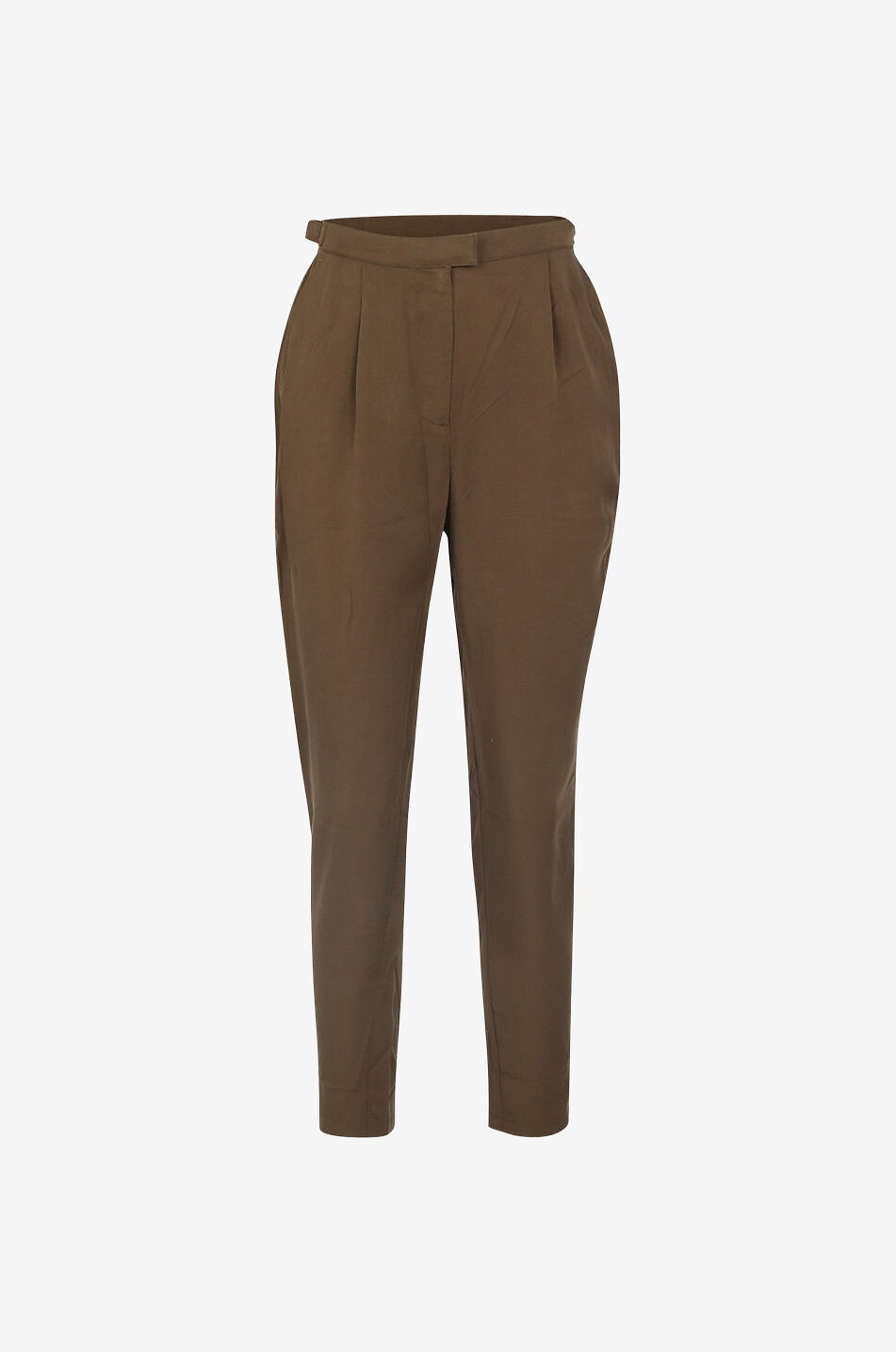 Karottenhose mit Bundfalten