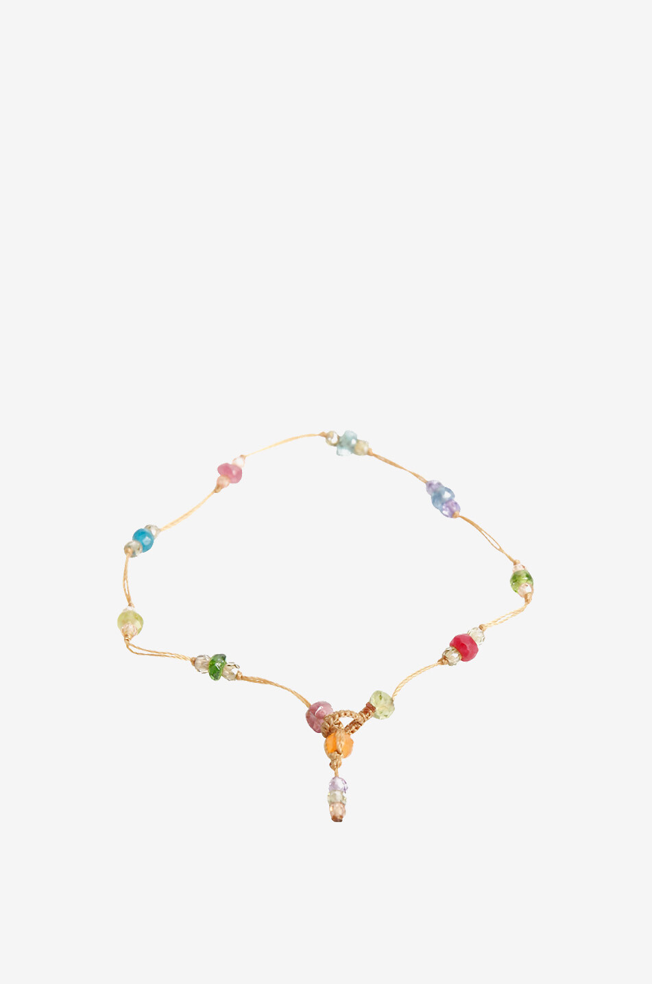 SHARING Bracelet sur corde pierres précieuses T.Bee Femme MULTICOLORE 2