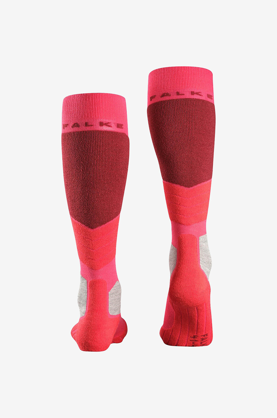 FALKE SK2 women's mid-calf ski socks Women PINK 2