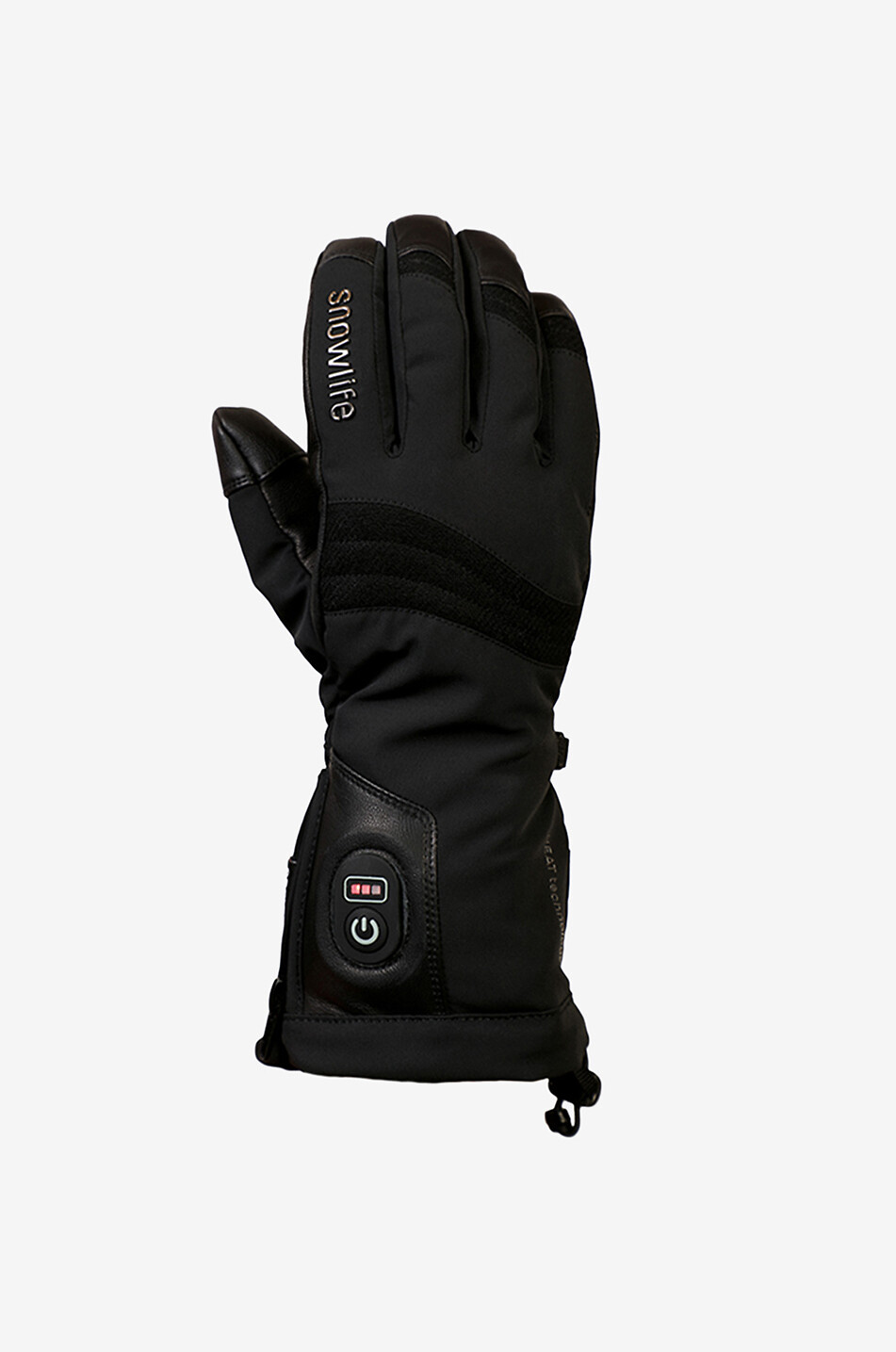 Wärmende Ski-Handschuhe Heat DT SNOWLIFE SCHWARZ Bongénie