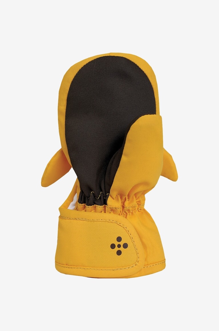 SNOWLIFE Kinder-Skihandschuhe Animal Mitten Unisex GELB 2