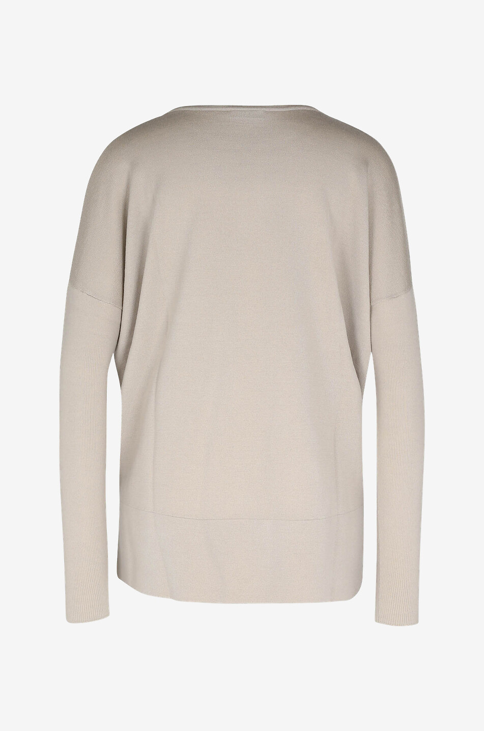 AKRIS PUNTO Pull boxy en laine vierge responsable Femme Beige clair 2