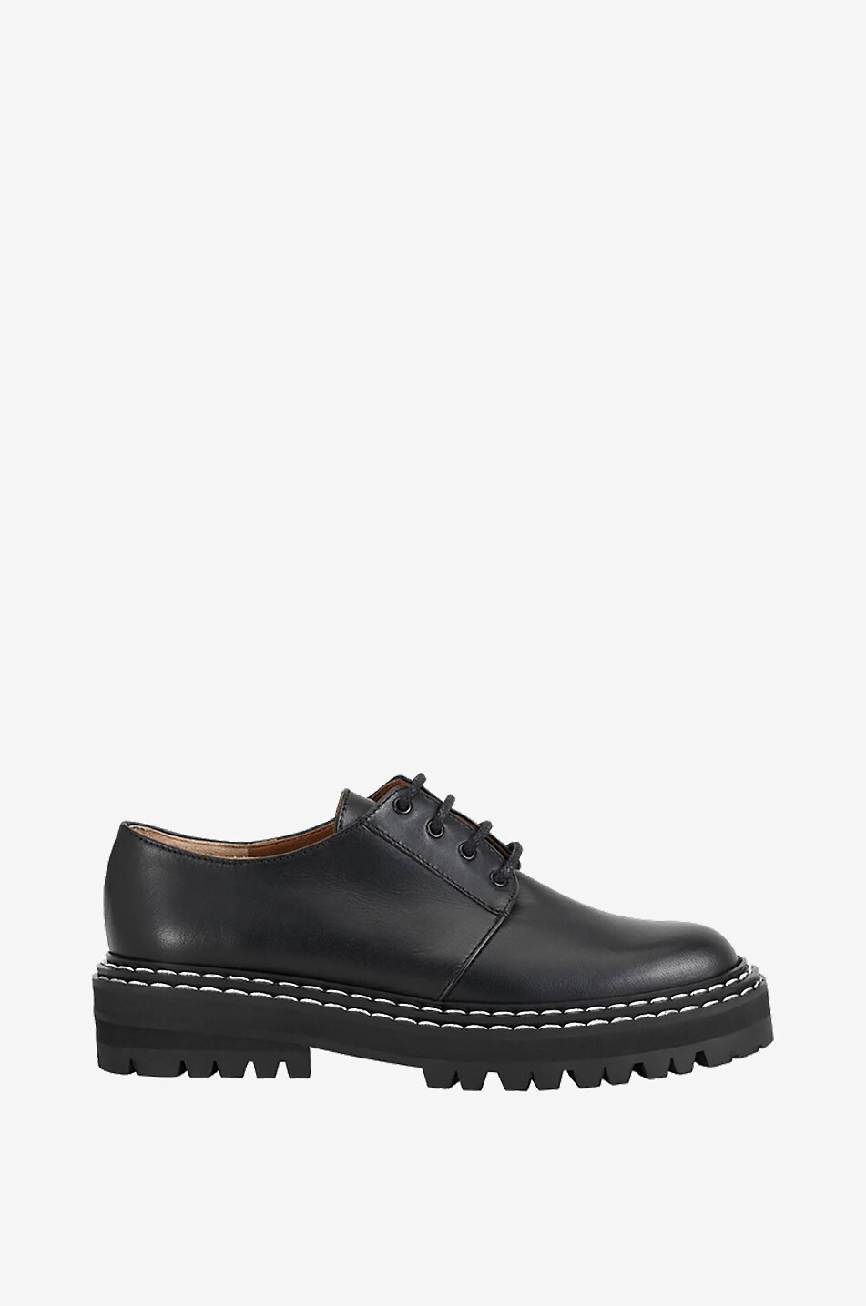 ATP ATELIER Mocassins en cuir à semelle crantée Femme NOIR 1