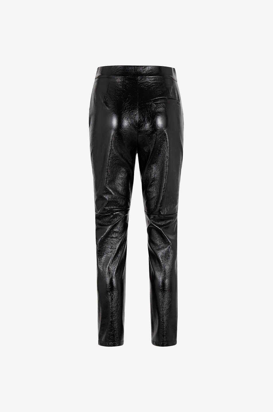 Pantalon en cuir verni synthétique Oggeri