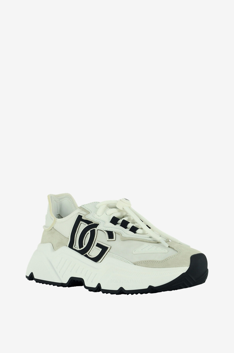 DOLCE & GABBANA Sneakers mit kontrastierenden Lederdetails Daymaster Damen CREMEFARBEN 1