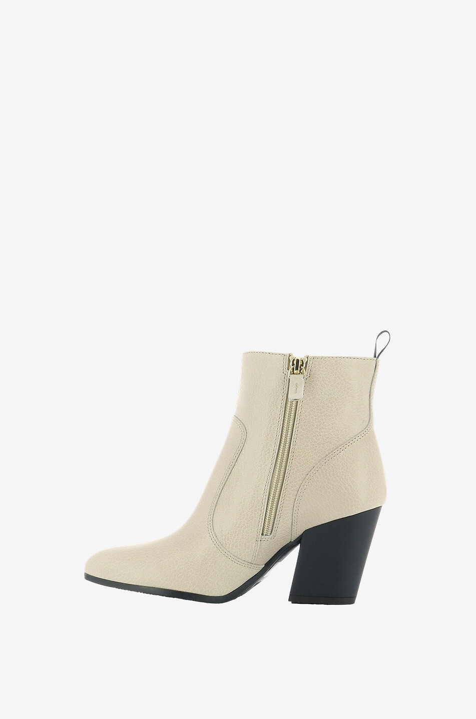 HOGAN Stiefeletten aus Leder mit Absatz Tifen 80 Damen BEIGE 3