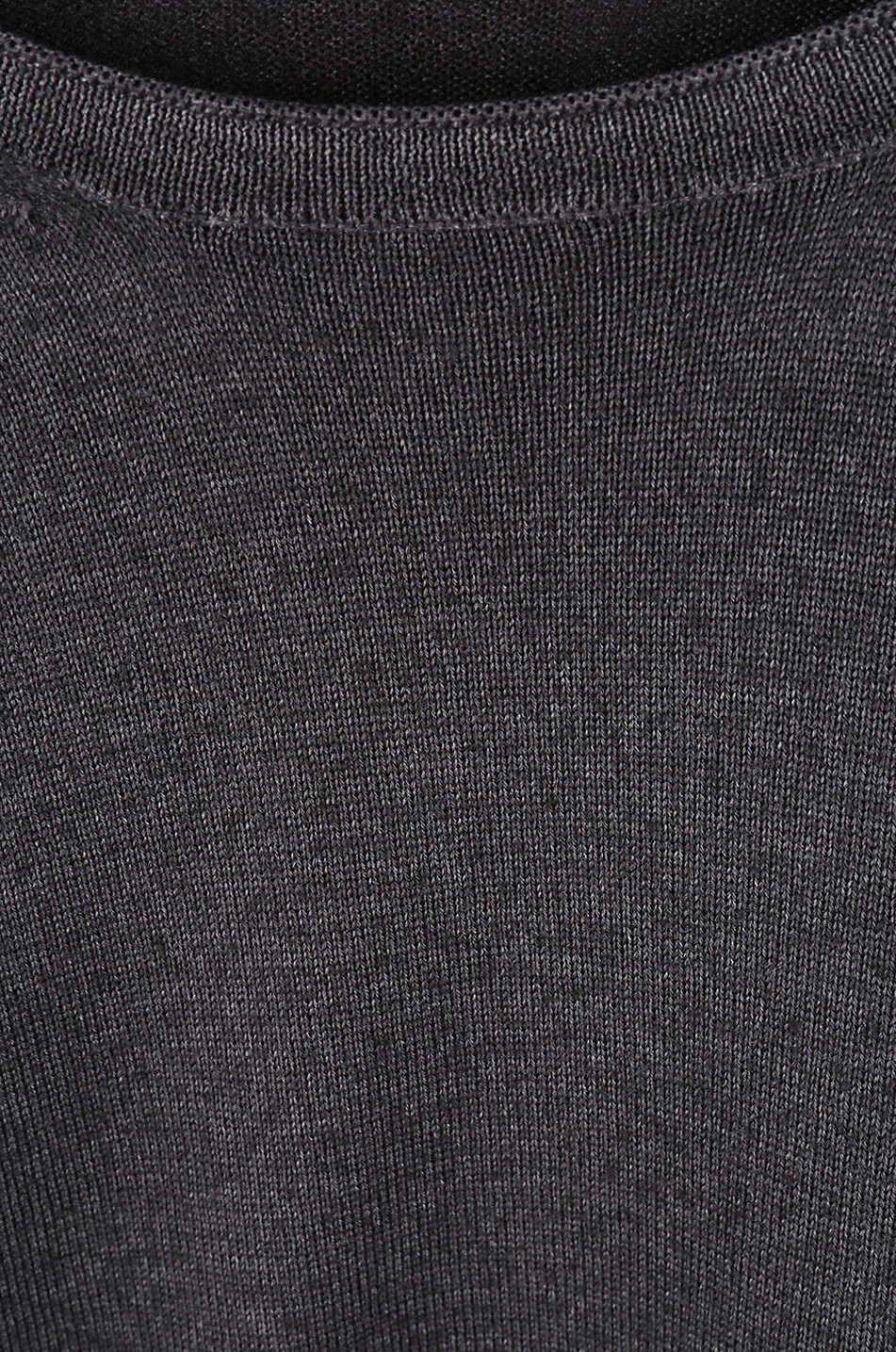 DANIELE FIESOLI Wool round neck jumper Men BLACK 3