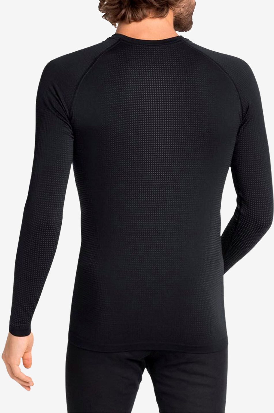 ODLO Technisches Herren-Langarm-Oberteil Performance Warm Eco Herren SCHWARZ 4