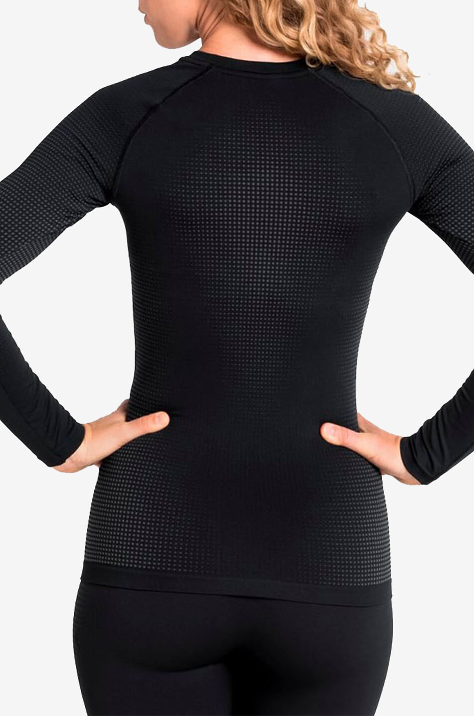 ODLO Haut thermique Performance Warm Eco pour femmes Femme NOIR 4