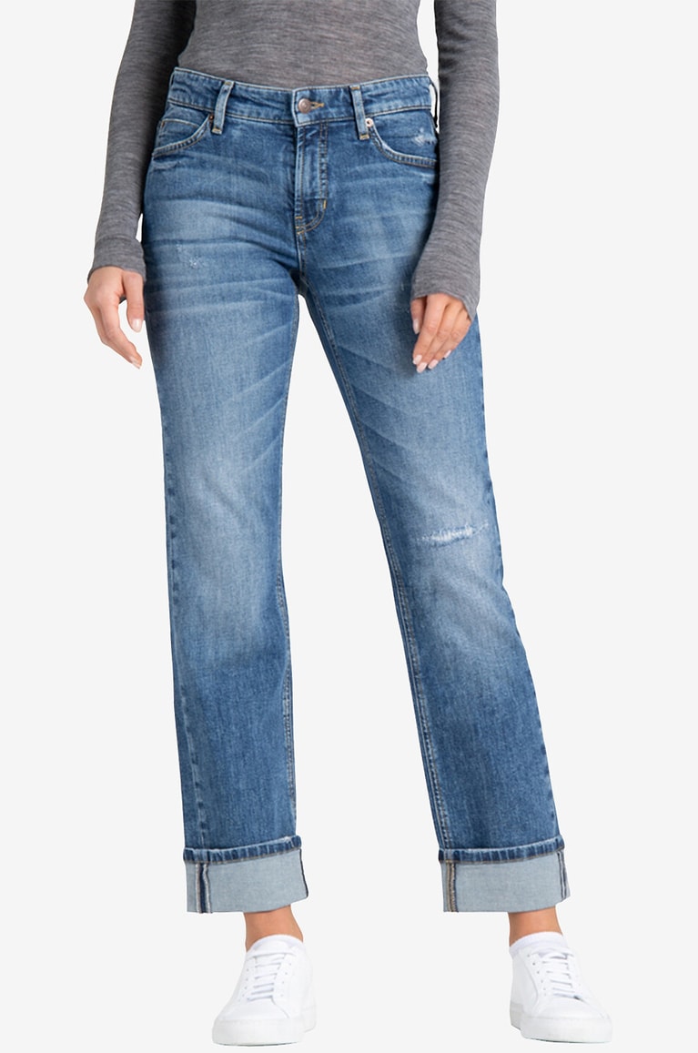 CAMBIO Jean baggy Paris Femme BLEU 4