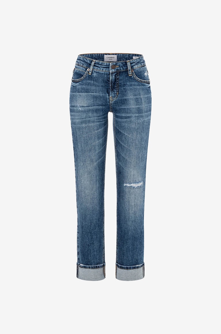 CAMBIO Jean baggy Paris Femme BLEU 1