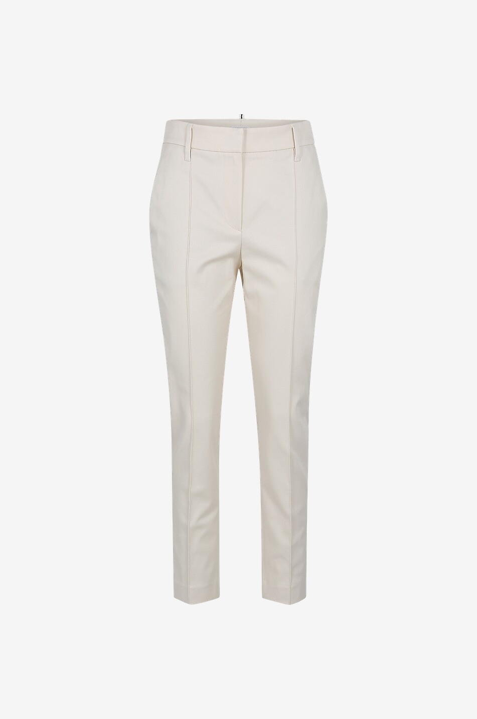 Zigarettenhose mit hohem Bund und Monile