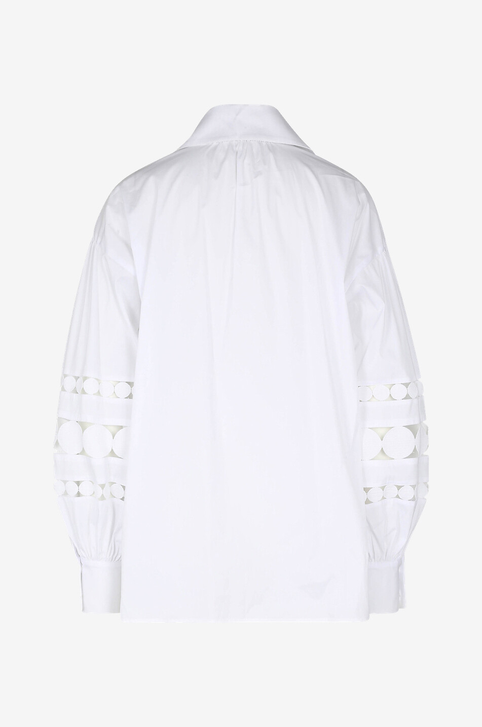 MAISON COMMON Bluse mit Tupfenborten aus Baumwolle Damen WEISS 2