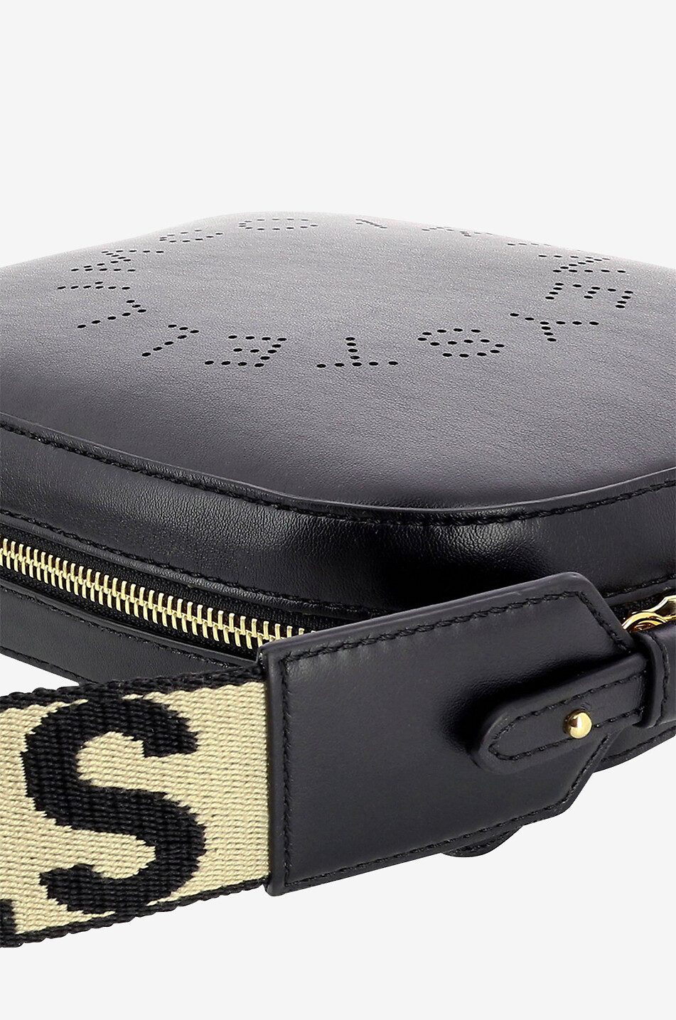 STELLA McCARTNEY Stella Logo Small Camera faux leather shoulder bag Women BLACK 5