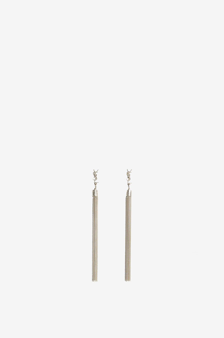 SAINT LAURENT PARIS Boucles d'oreilles longues Loulou Femme DORE 1