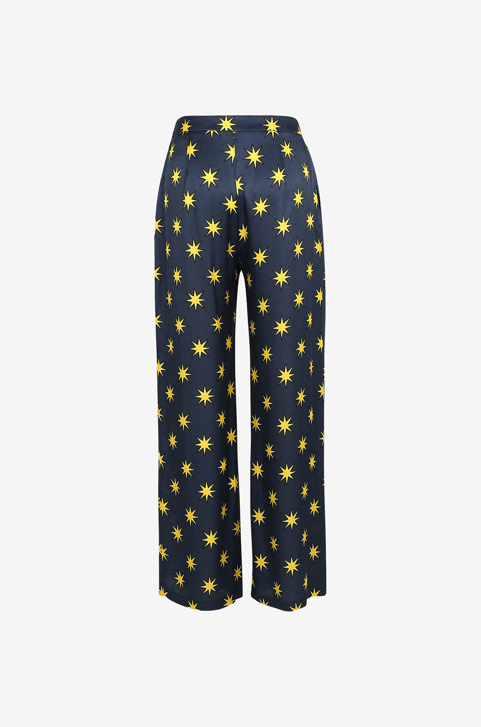 ALESSANDRO ENRIQUEZ Pantalon large en viscose Femme NOIR 2
