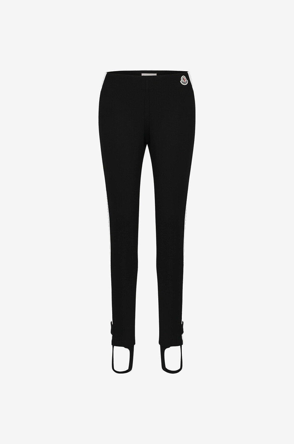 MONCLER Steghose aus Twill mit Seitenstreifen Damen SCHWARZ 1