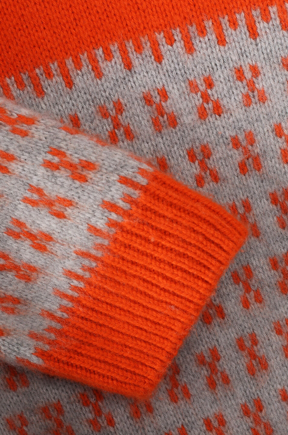 DANIELE FIESOLI Roll neck cashmere jumper Men MEDIUM ORANGE 3
