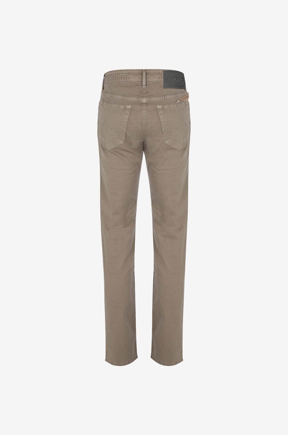 JACOB COHEN Jean regular en coton J688 Homme MARRON 2