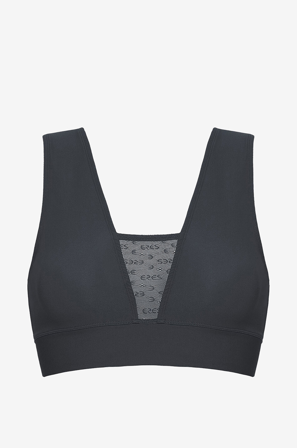ERES Victory lace adorned shelf bra Women GREY 1