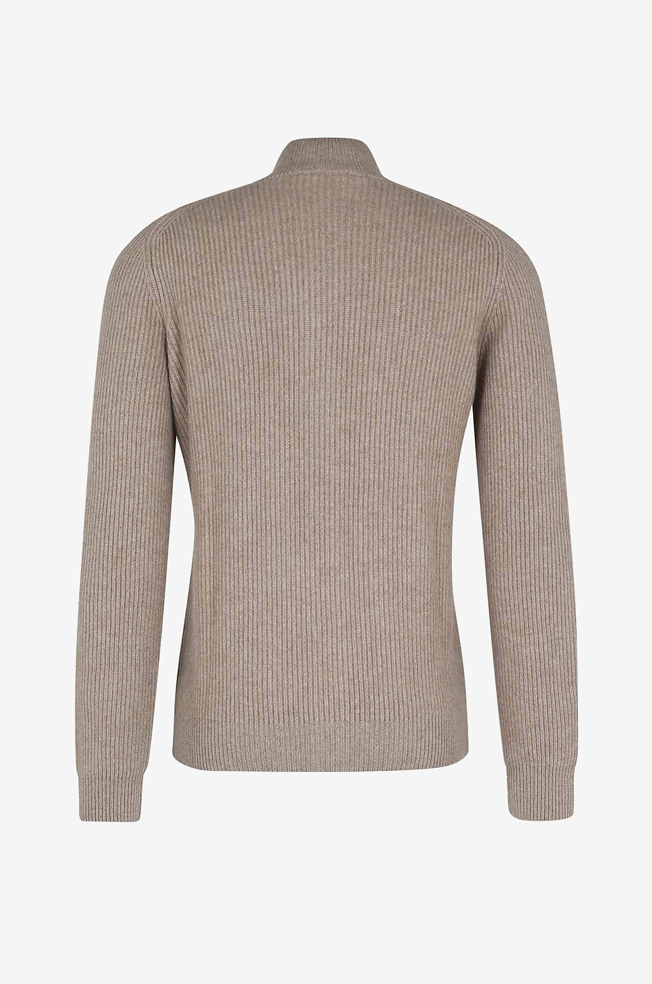 GRAN SASSO Full-zip cashmere cardigan Men BROWN 2