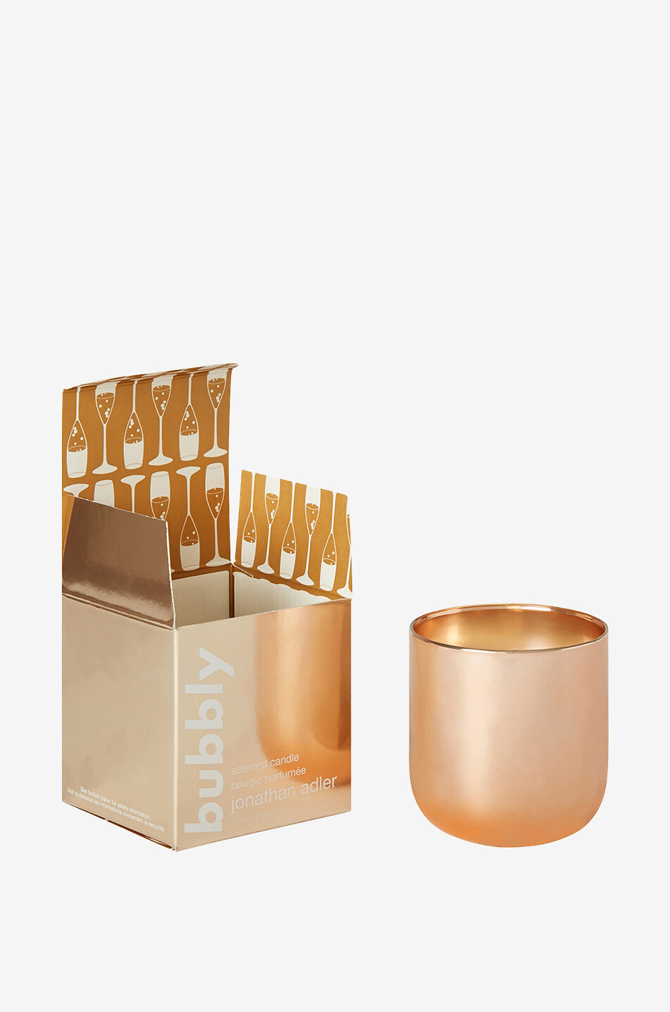 JONATHAN ADLER Bougie parfumée Bubbly Maison ROSE 2