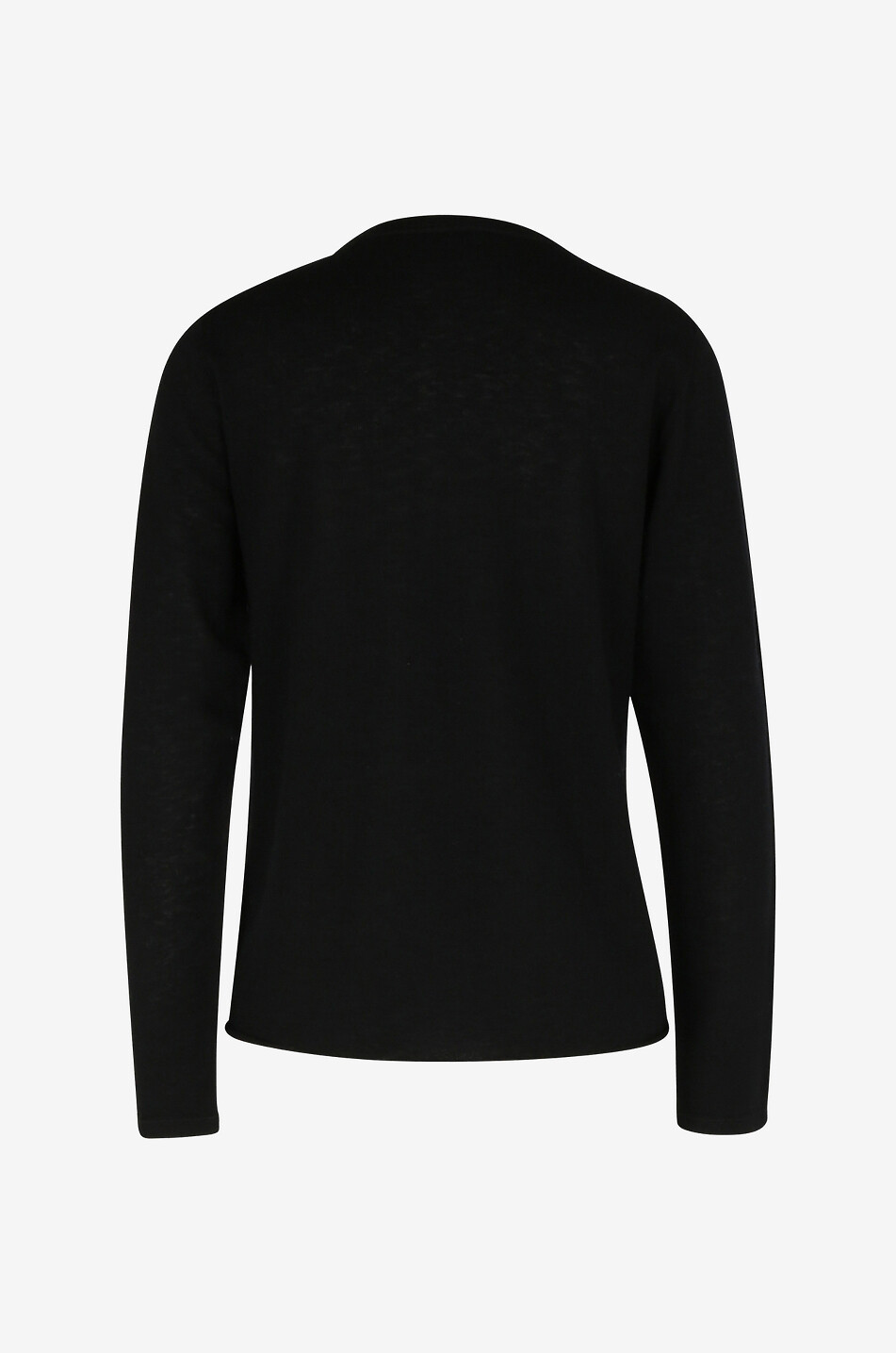 MAJESTIC FILATURES T-shirt à manches longues en cachemire Henley Femme NOIR 2