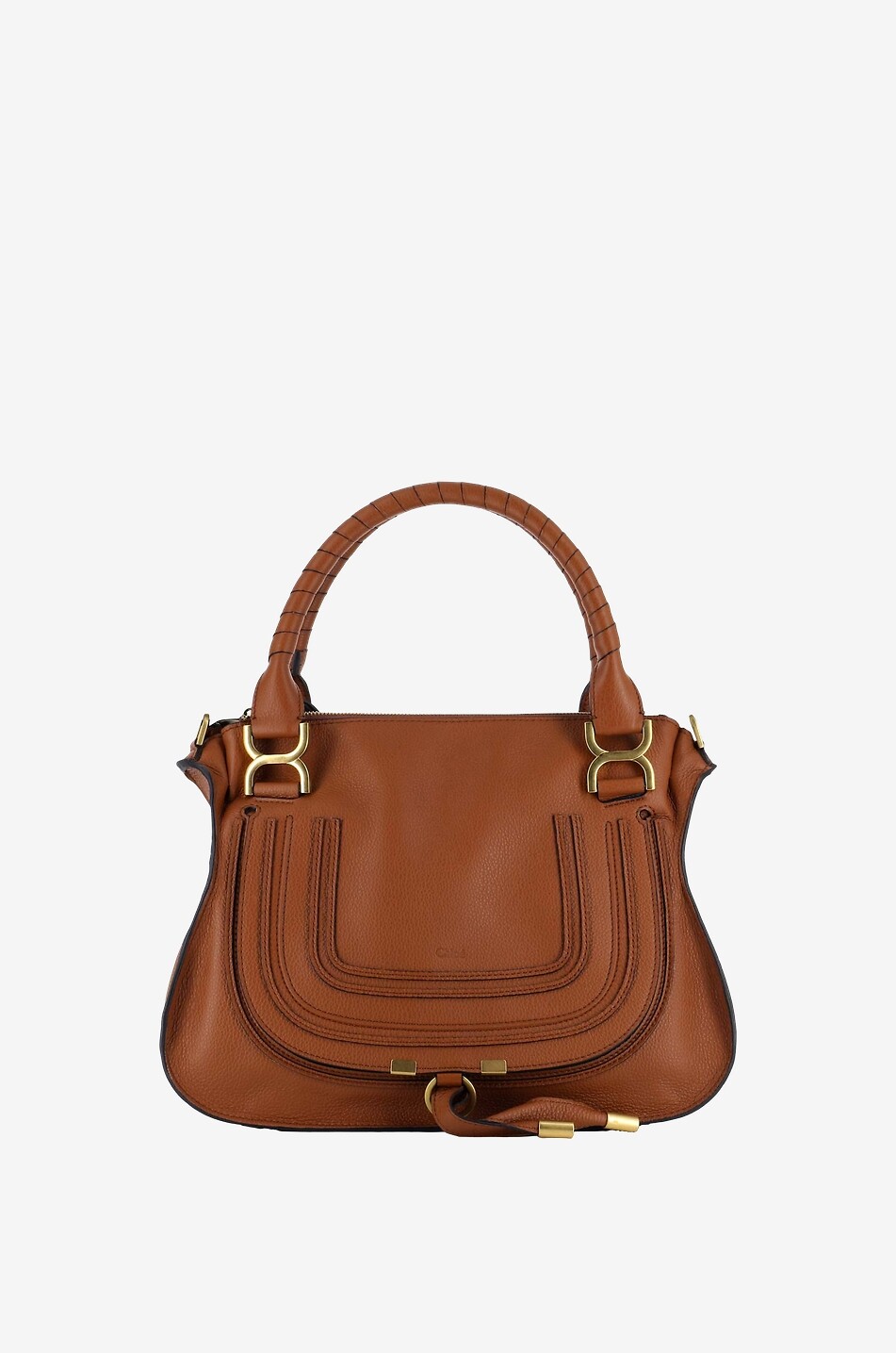 Marcie Medium grained leather double carry bag CHLOE Bongenie