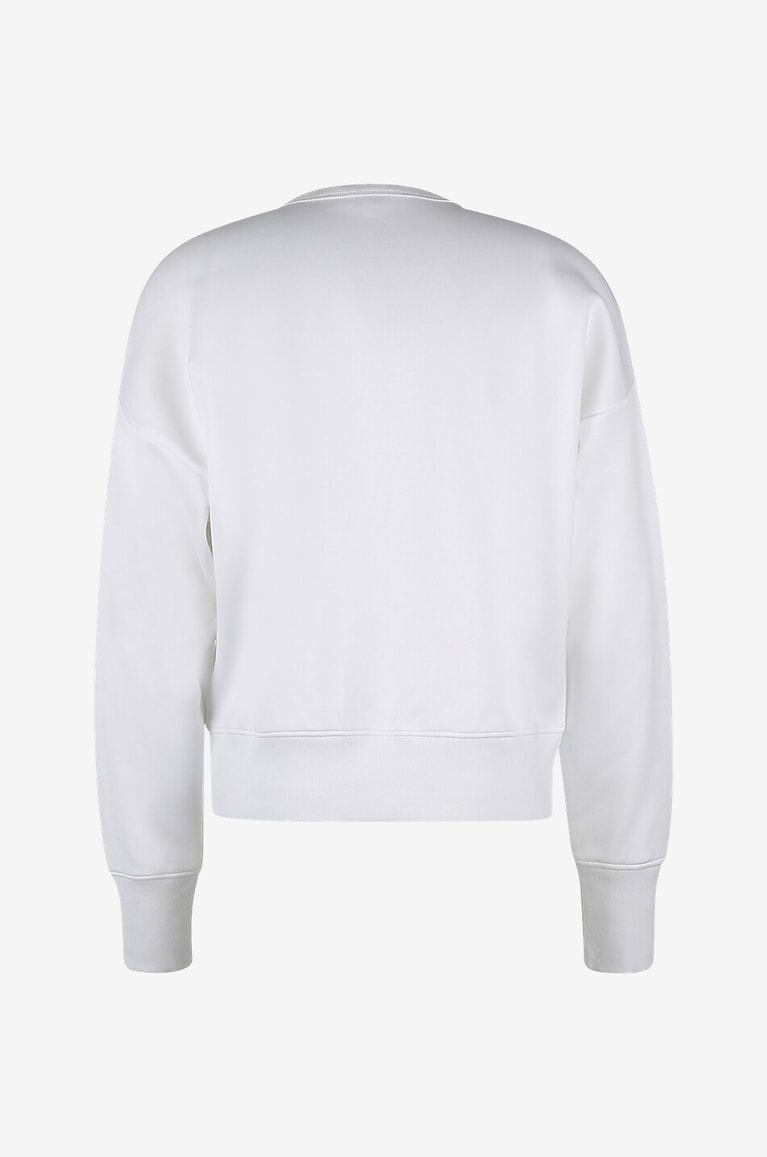 ALEXANDER McQUEEN Sweat-shirt à col rond brodé McQueen Graffity Homme BLANC 2