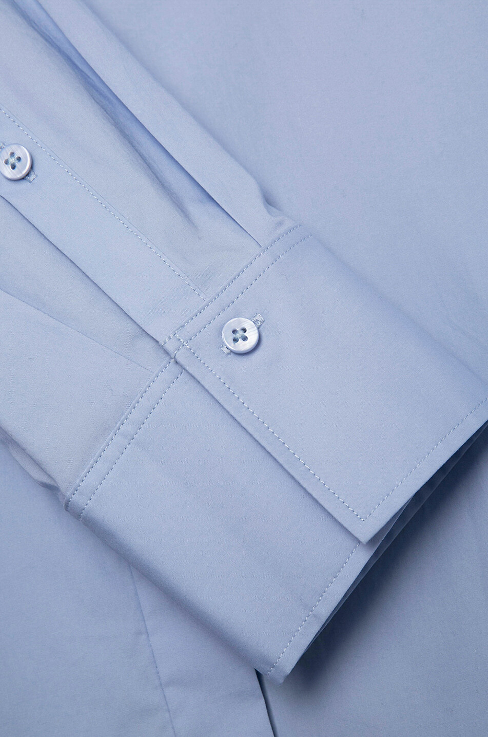 DOROTHEE SCHUMACHER Langarmbluse aus Baumwollmistretch Poplin Power Damen BLAU 3