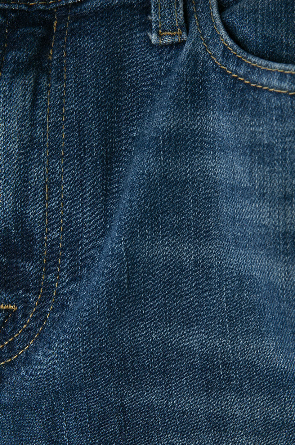 7 FOR ALL MANKIND Skinny-Jeans aus Baumwollmix High-Waist Skinny Crop Damen MITTELBLAU 3