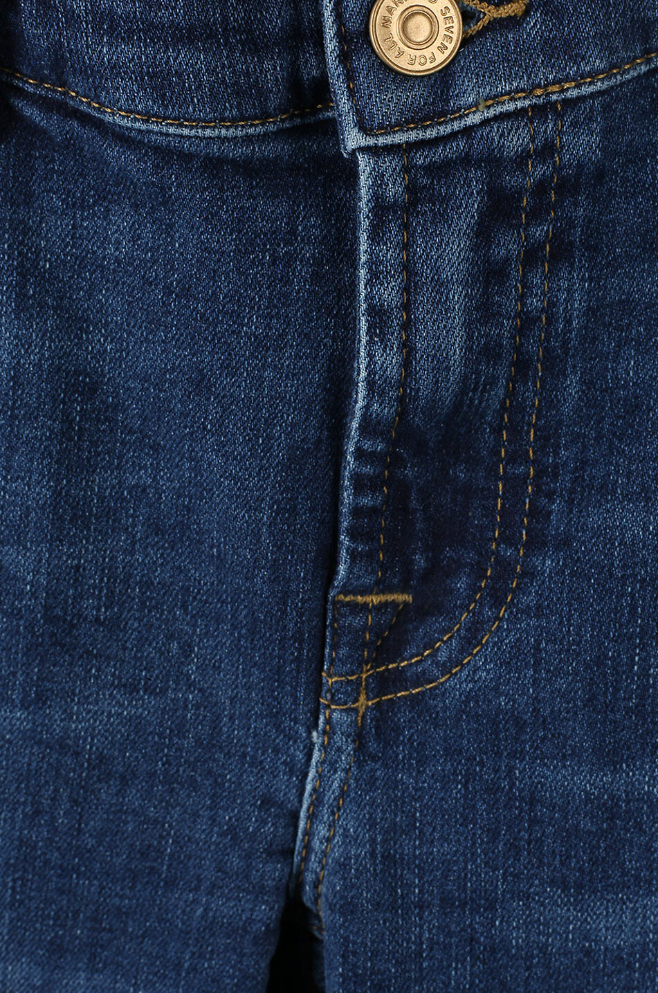 7 FOR ALL MANKIND Jean slim taille basse Pyper Crop Slim Illusion Eloquent Femme BLEU MOYEN 6