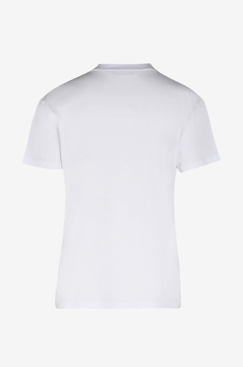 FABIANA FILIPPI T-Shirt aus Bio-Baumwolle mit bestickter Tasche TERRA Damen WEISS 2