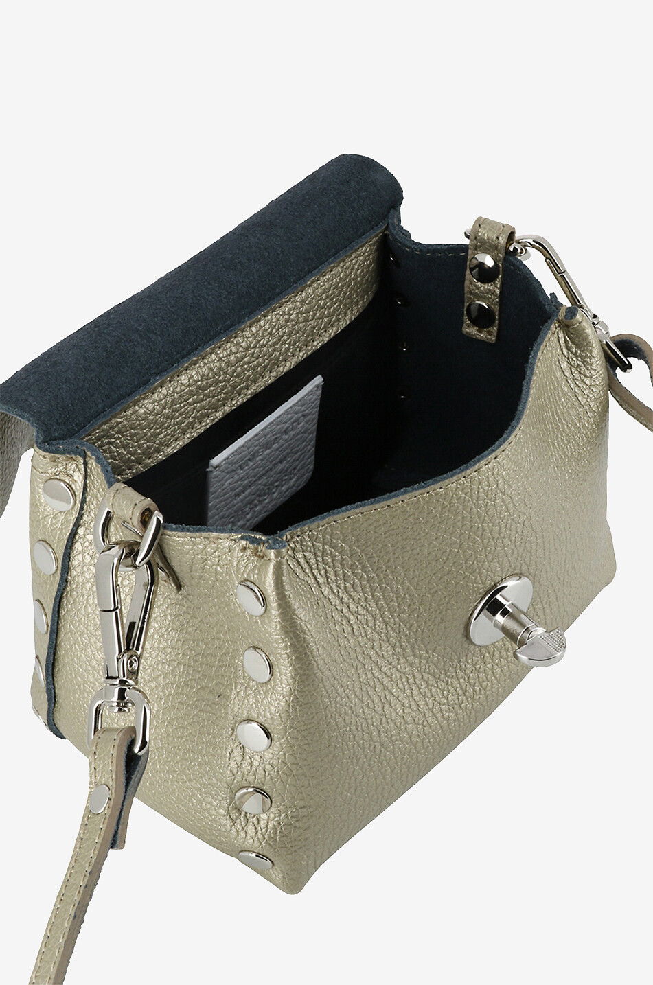 ZANELLATO Sac à main avec fermeture métallique Femme DORE 5