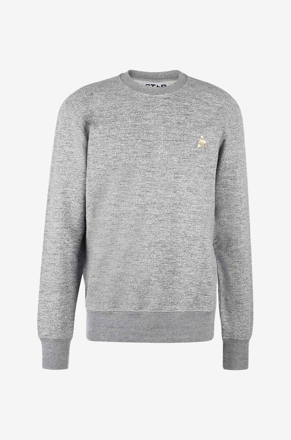 GOLDEN GOOSE Sweat-shirt en coton Homme GRIS 1