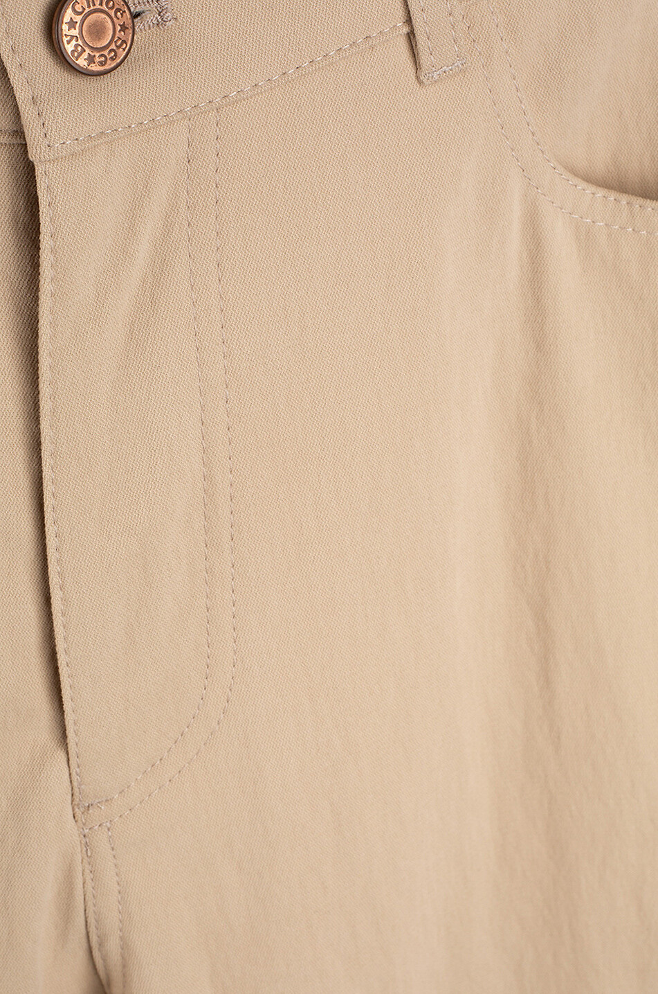 Pantalon carotte utilitaire taille haute