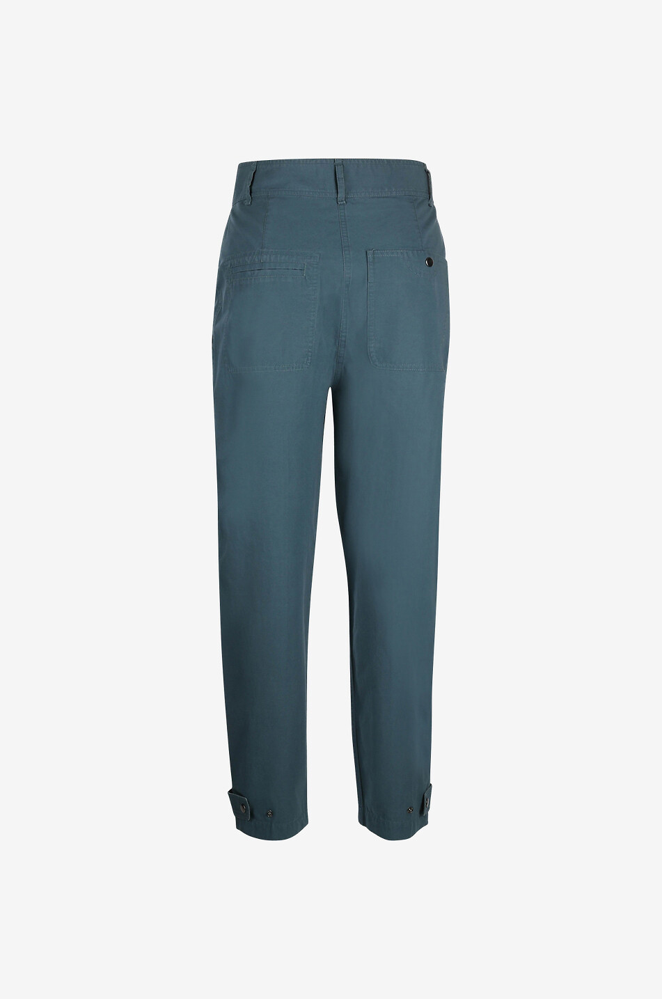 Pantalon taille haute en coton Rowina