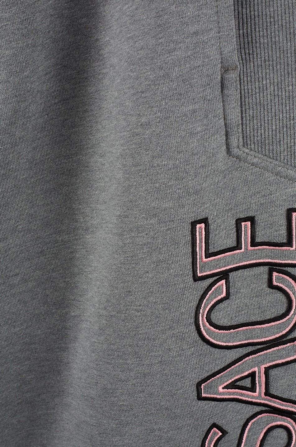 VERSACE Jogginghose mit Logostickerei College Fit Herren GRAU 3