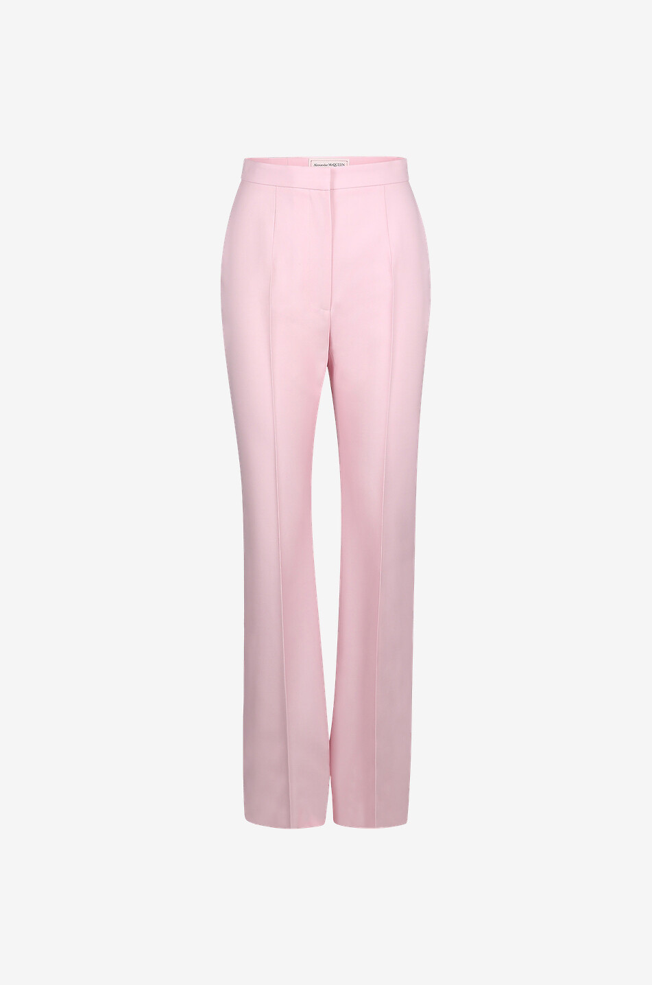 Pantalon en laine droit à pinces