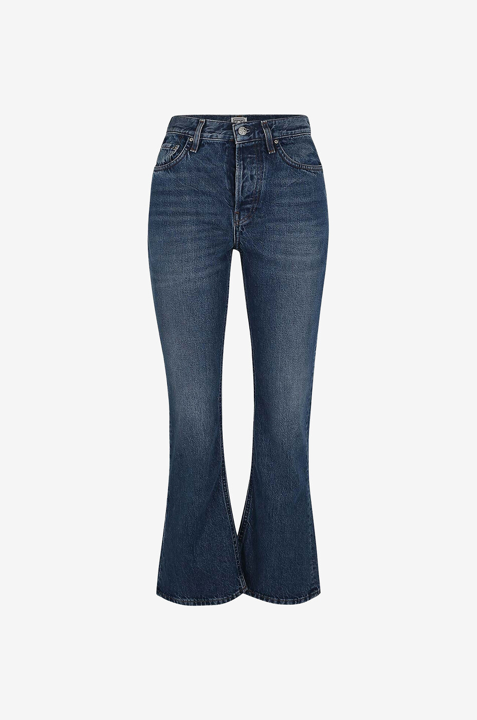 TOTEME Organic cotton bootcut jeans Women MEDIUM BLUE 1