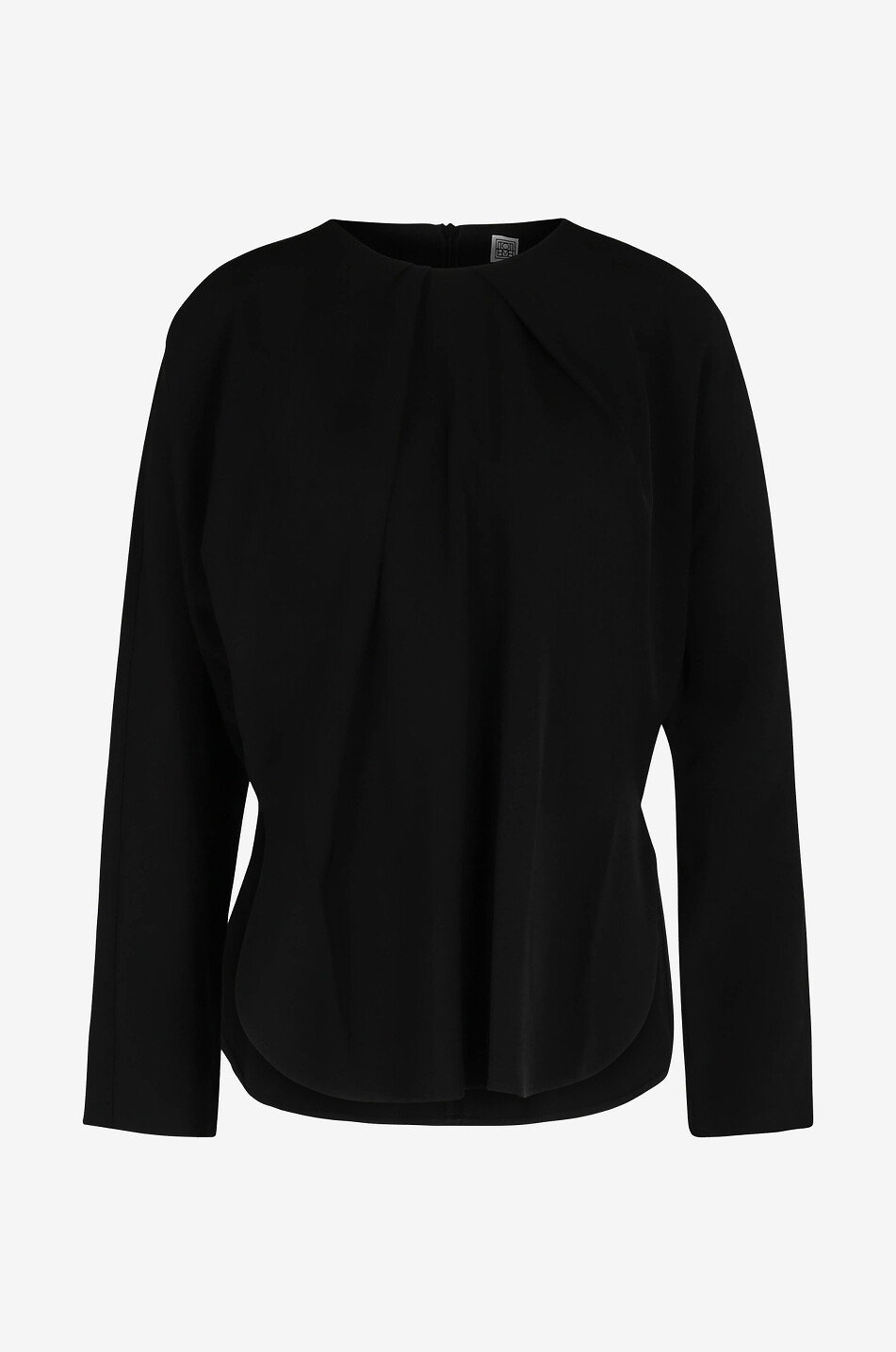 TOTEME Langärmlige Bluse aus Viskose Damen SCHWARZ 1