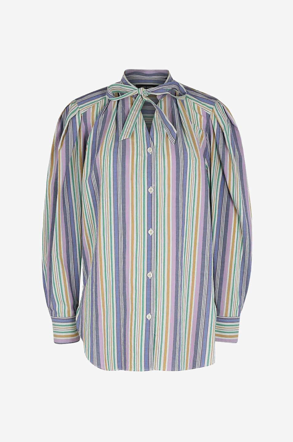 Tiverna striped shirt with necktie