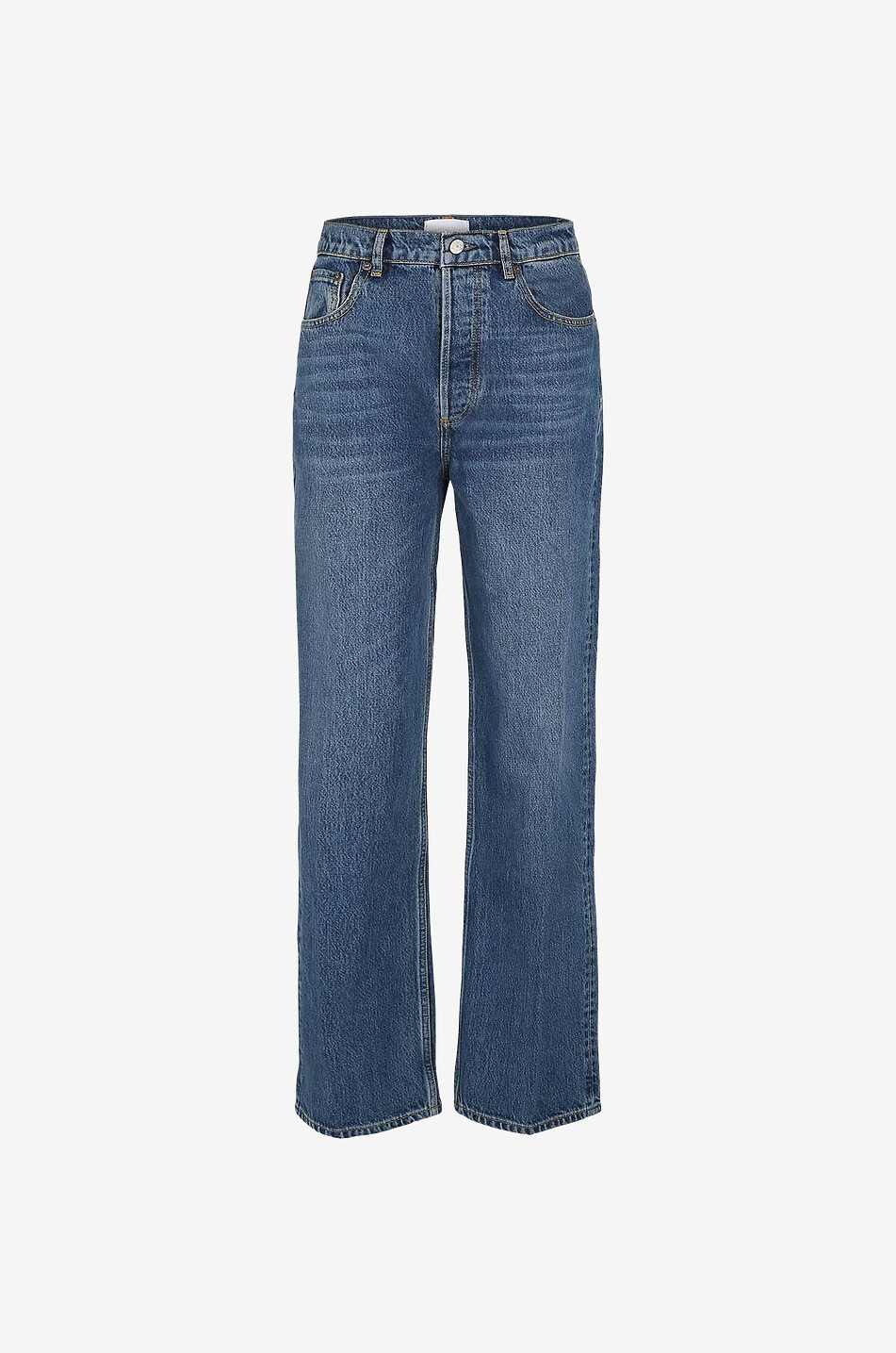 Jean droit en coton mélangé