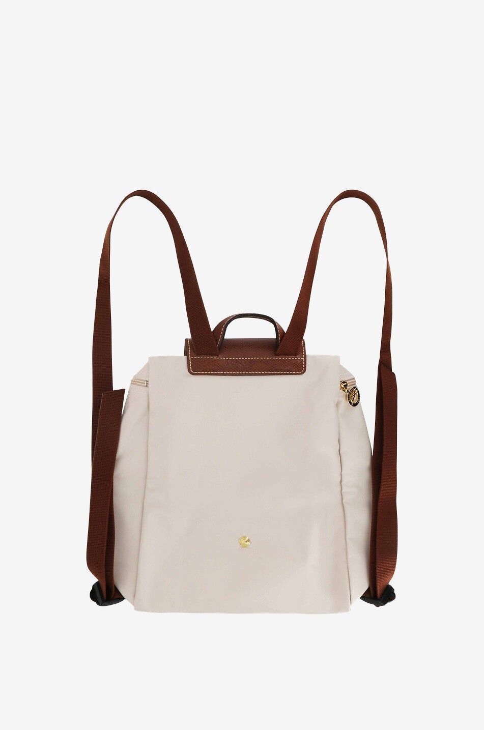 LONGCHAMP Petit sac à dos en toile Le Pliage Femme Beige clair 2