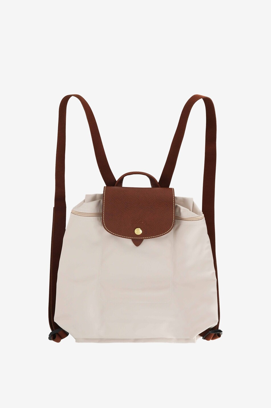 LONGCHAMP Petit sac à dos en toile Le Pliage Femme Beige clair 1