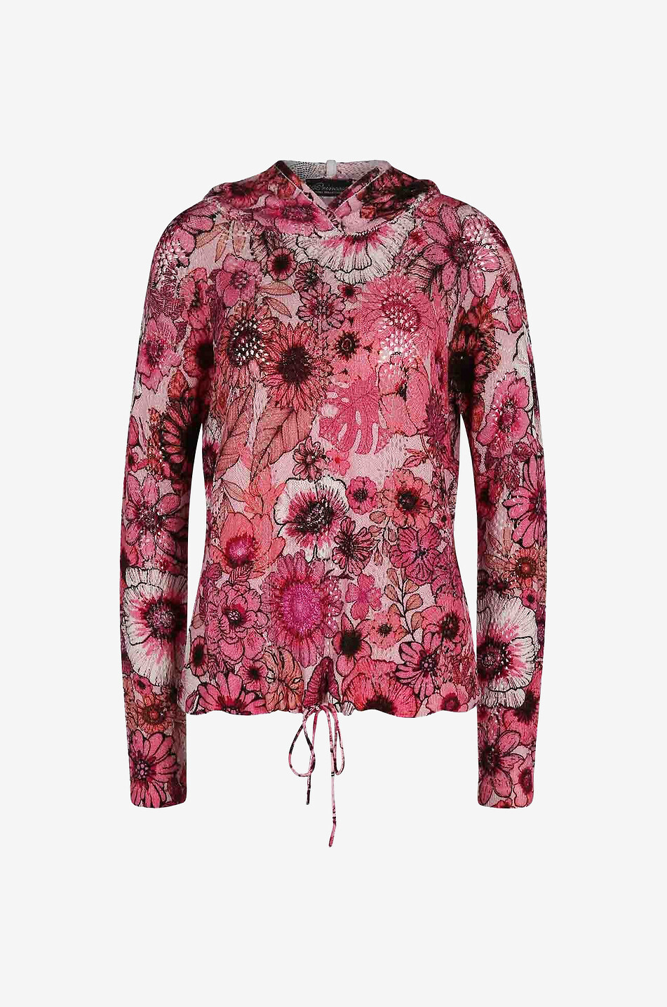 Pull à capuche en laine