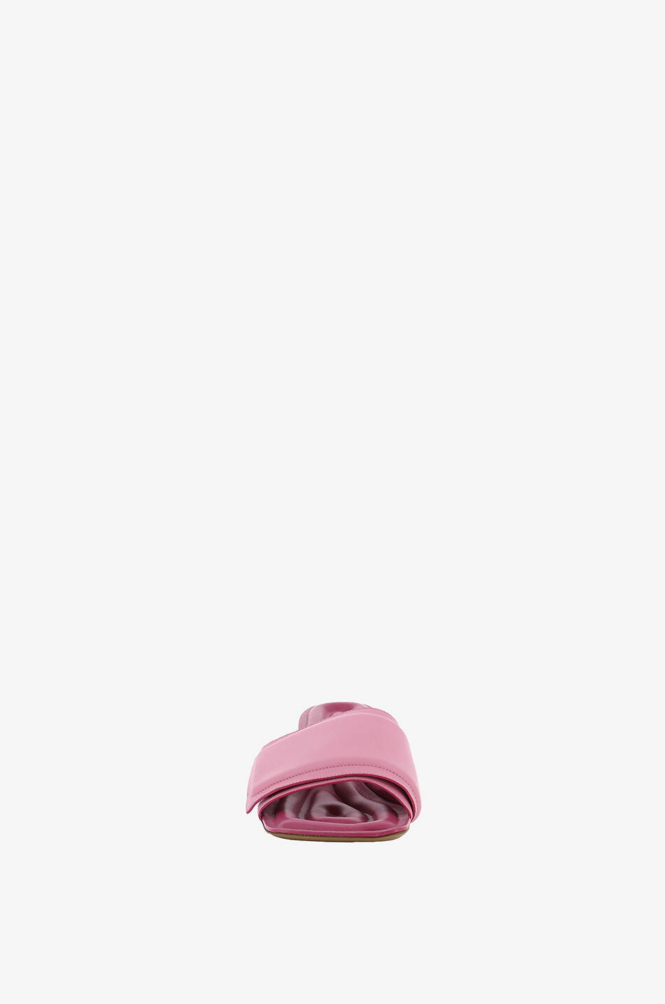 JACQUEMUS Les Mules Piscine open-toe heeled leather mules Women PINK 2
