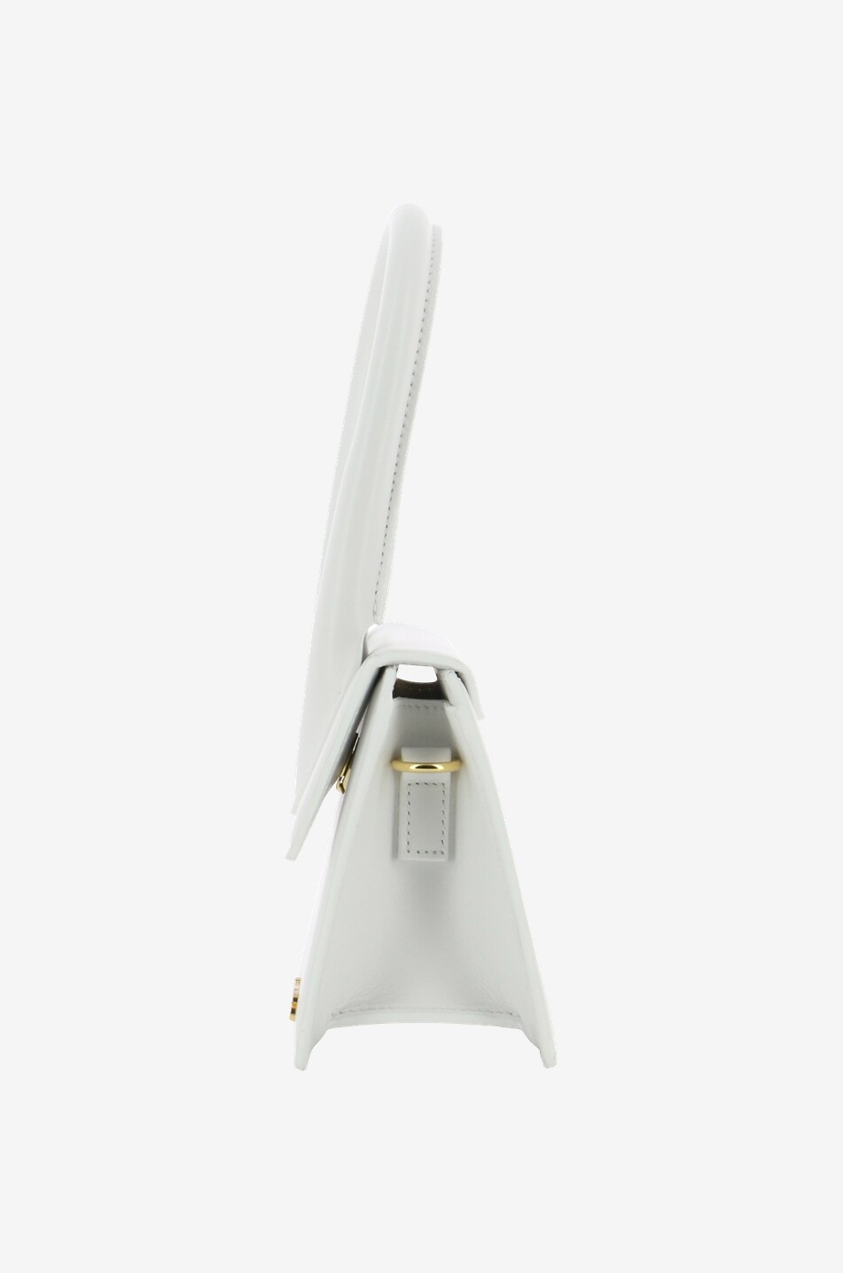 JACQUEMUS Le Chiquito Moyen smooth leather handbag Women WHITE 4
