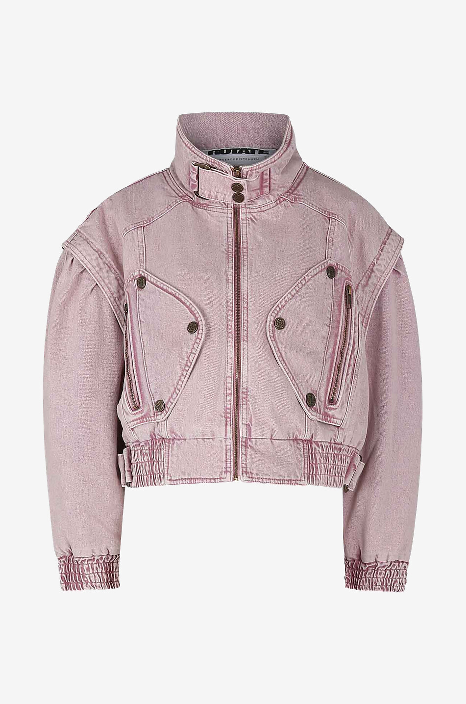 ROTATE BIRGER CHRISTENSEN Trina denim jacket Women LIGHT PINK 1