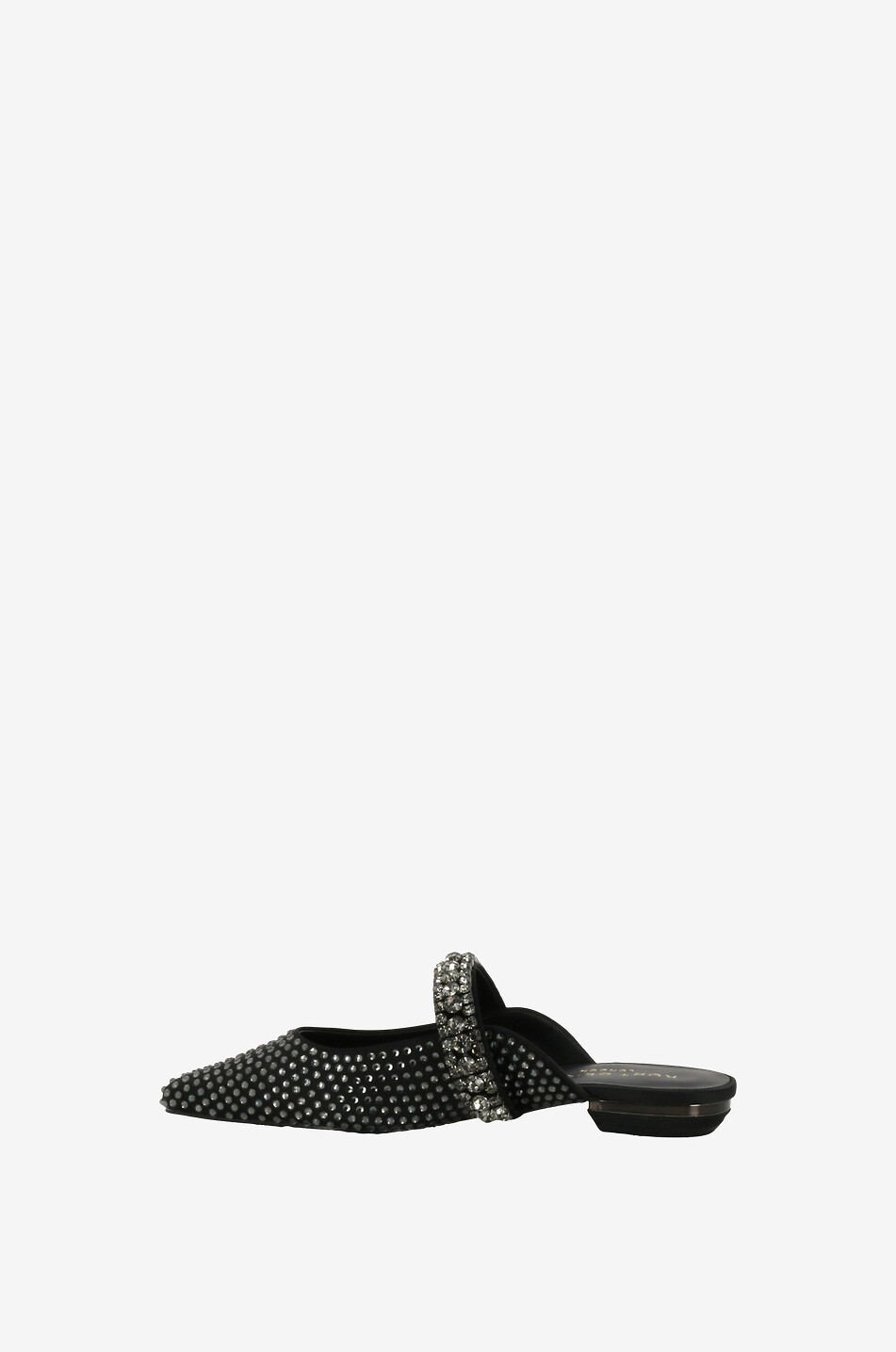 KURT GEIGER LONDON Princely Drench fabric mules Women BLACK 3